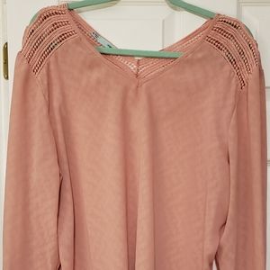 Maurices XL pink blouse